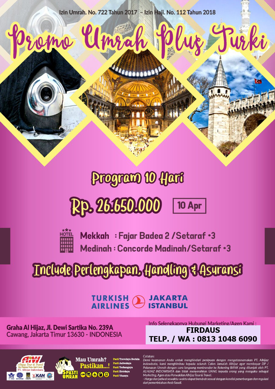 PROMO UMROH PLUS TURKI